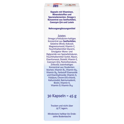 Abbildung der Produktverpackung Doppelherz system A-Z + OMEGA-3 Seitenansicht rechts